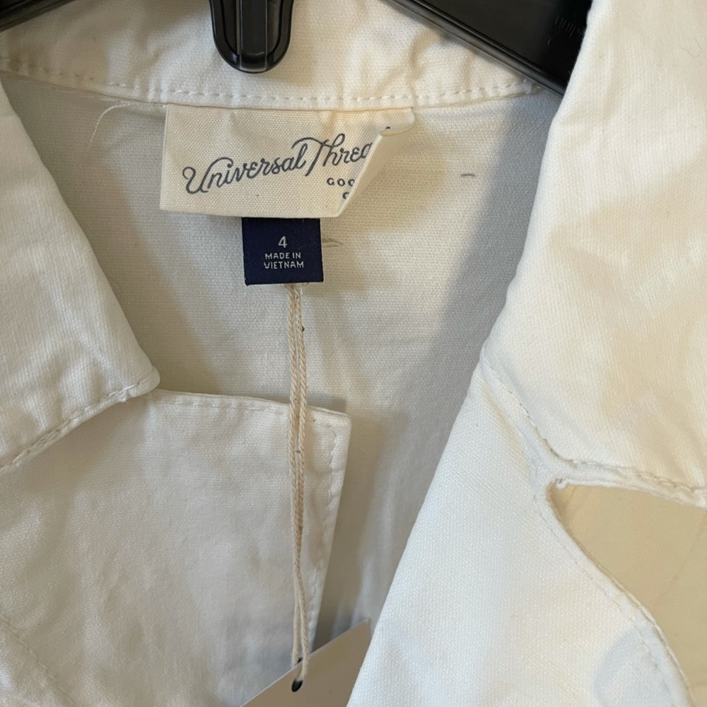 Universal Thread Cream Cropped Jumpsuit - Picture 6 of 6